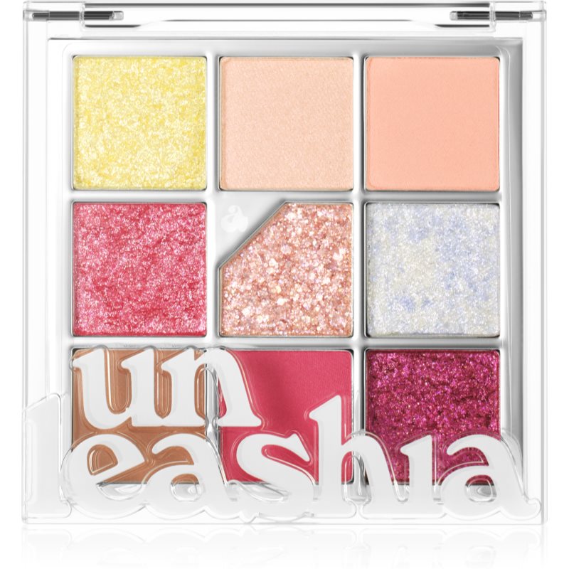 Unleashia Glitterpedia Eye Palette палитра сенки за очи цвят All of Peach Ade 6