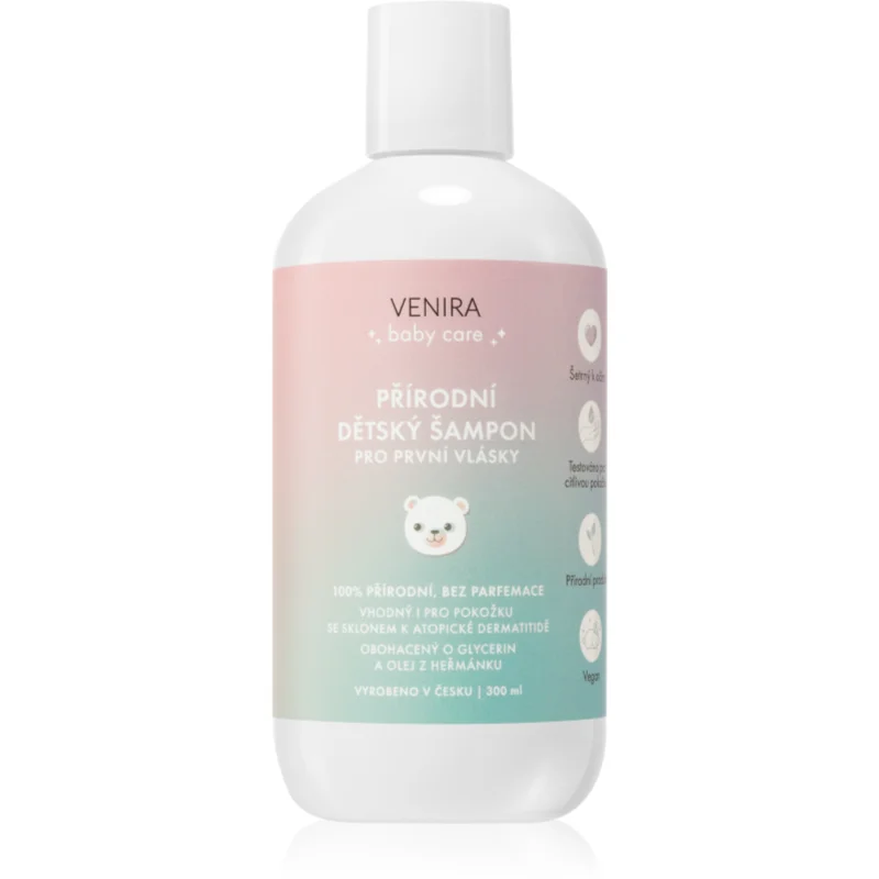 Venira Natural Shampoo for Baby's First Hair нежен шампоан за деца от раждането им 300 мл. на ниска цена