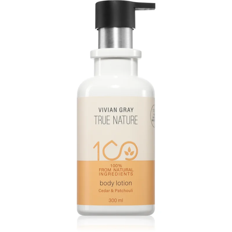 Vivian Gray True Nature Cedar & Patchouli подхранващ лосион за тяло 300 мл.