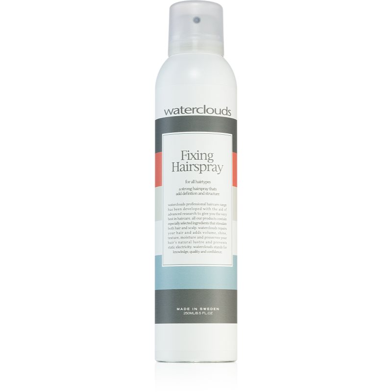 Waterclouds Fixing Hair Spray лак за коса със силна фиксация за фиксиране и оформяне 250 мл.