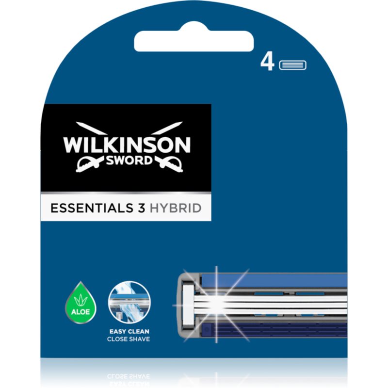 Wilkinson Sword Essentials 3 Hybrid Резервни остриета 4 бр.