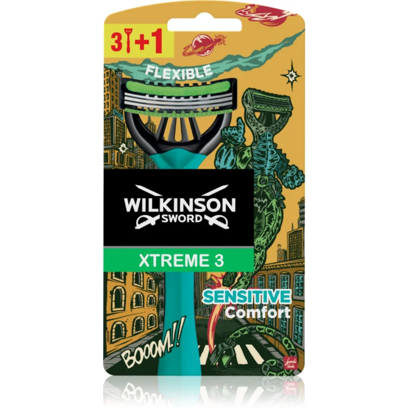 Wilkinson Sword Xtreme 3 Sensitive Comfort (limited edition) самобръсначки за еднократна употреба за мъже 4 бр.