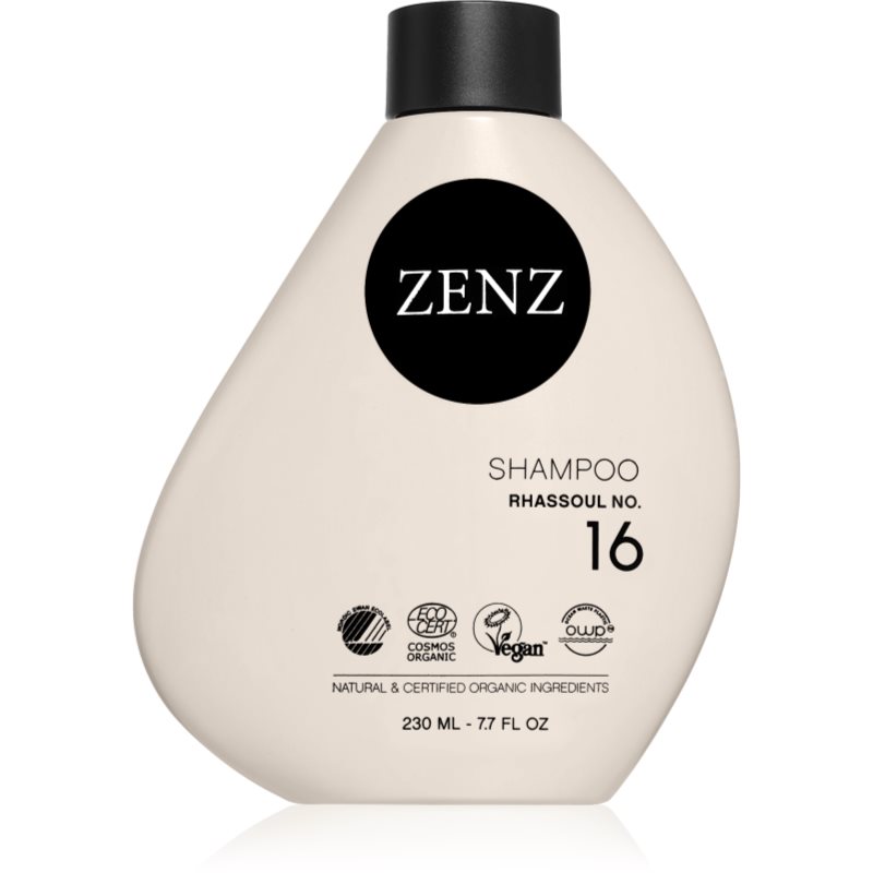 ZENZ Organic Rhassoul No. 16 подхранващ шампоан с глина с аромат на карамел 230 мл.