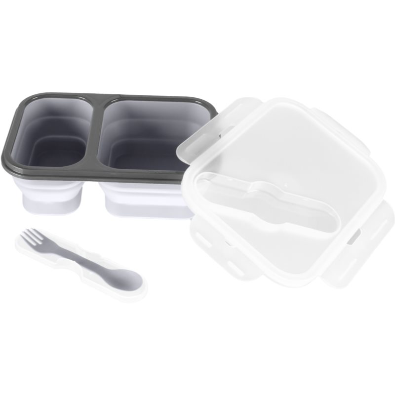 Zopa Silicone Lunch Box Large комплект за хранене Dove Grey 21x15 cm 1 бр. на ниска цена