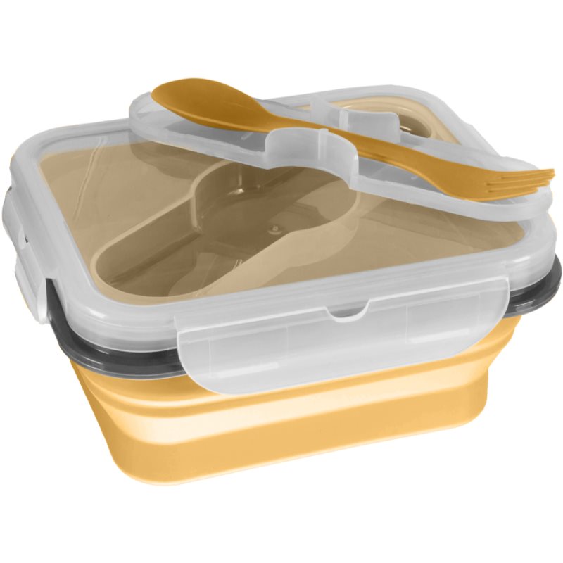 Zopa Silicone Lunch Box Small комплект за хранене Mustard Yellow 15x7