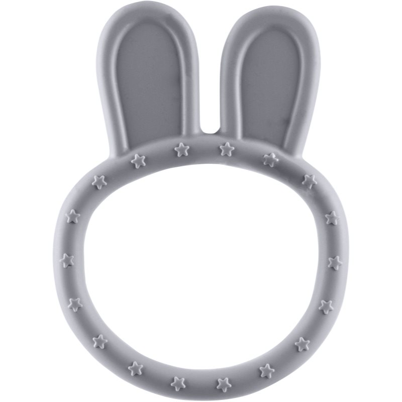 Zopa Silicone Teether Rabbit гризалка Dove Grey 1 бр. на ниска цена