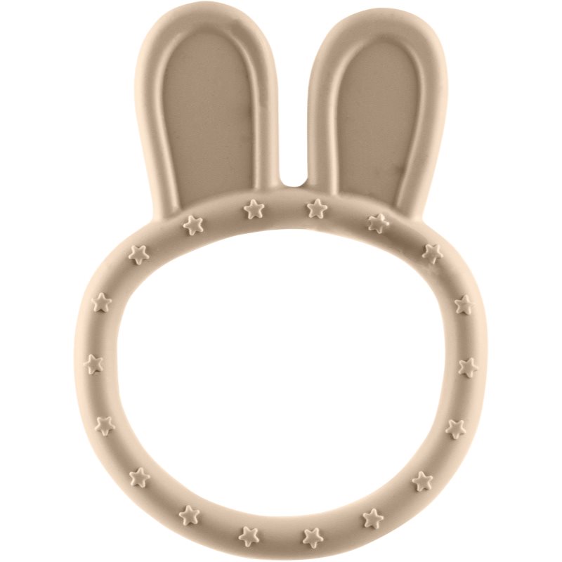 Zopa Silicone Teether Rabbit гризалка Sand Beige 1 бр. на ниска цена