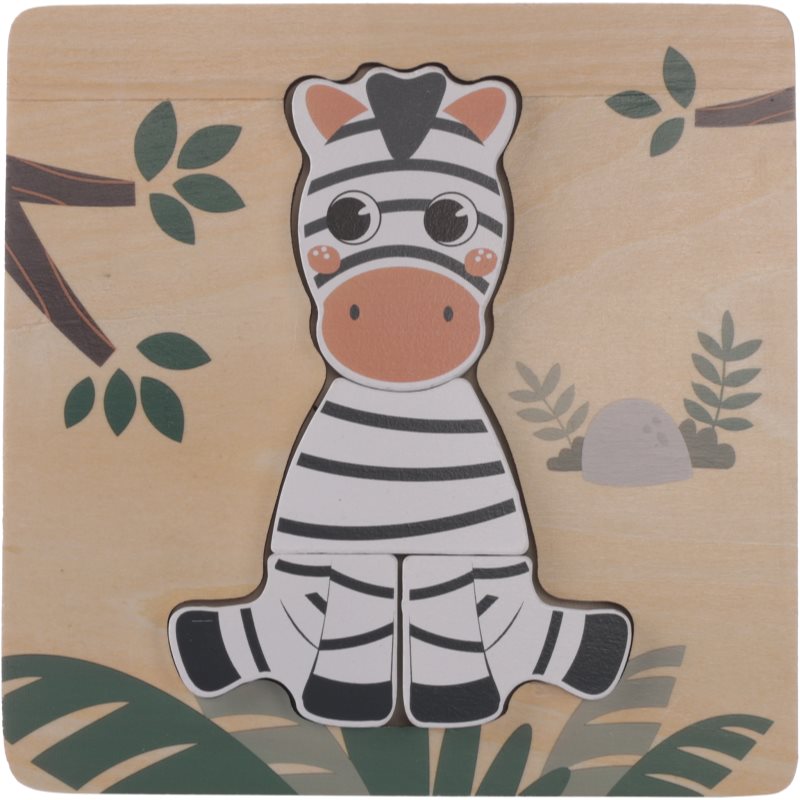 Zopa Wooden Puzzle Small пъзел от дърво Zebra 1 бр. на ниска цена