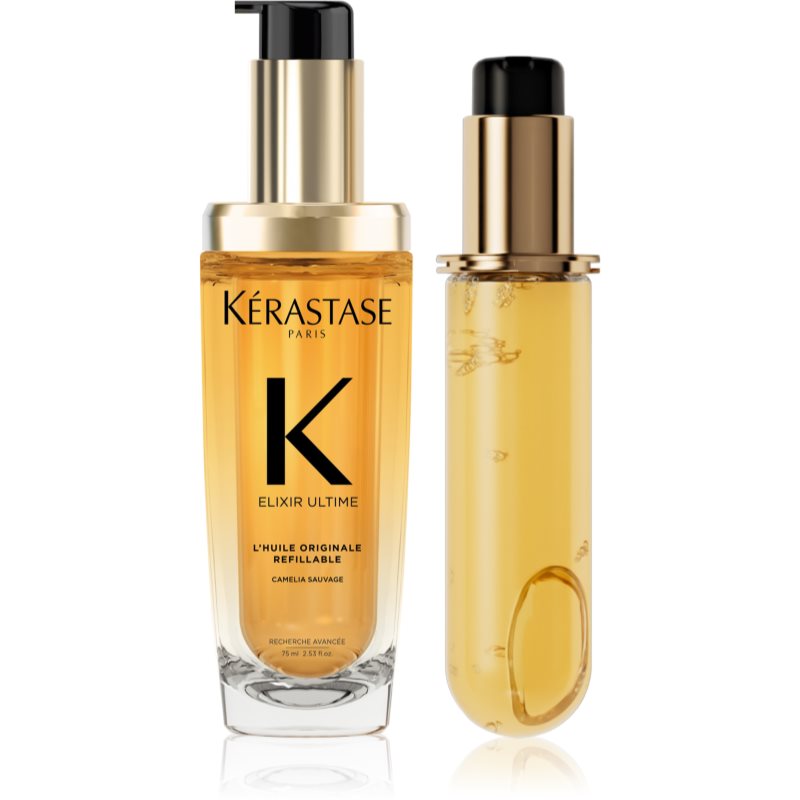 Kérastase Elixir Ultime L'huile Originale изгодна опаковка за блясък и мекота на косата 2x75 мл. на ниска цена