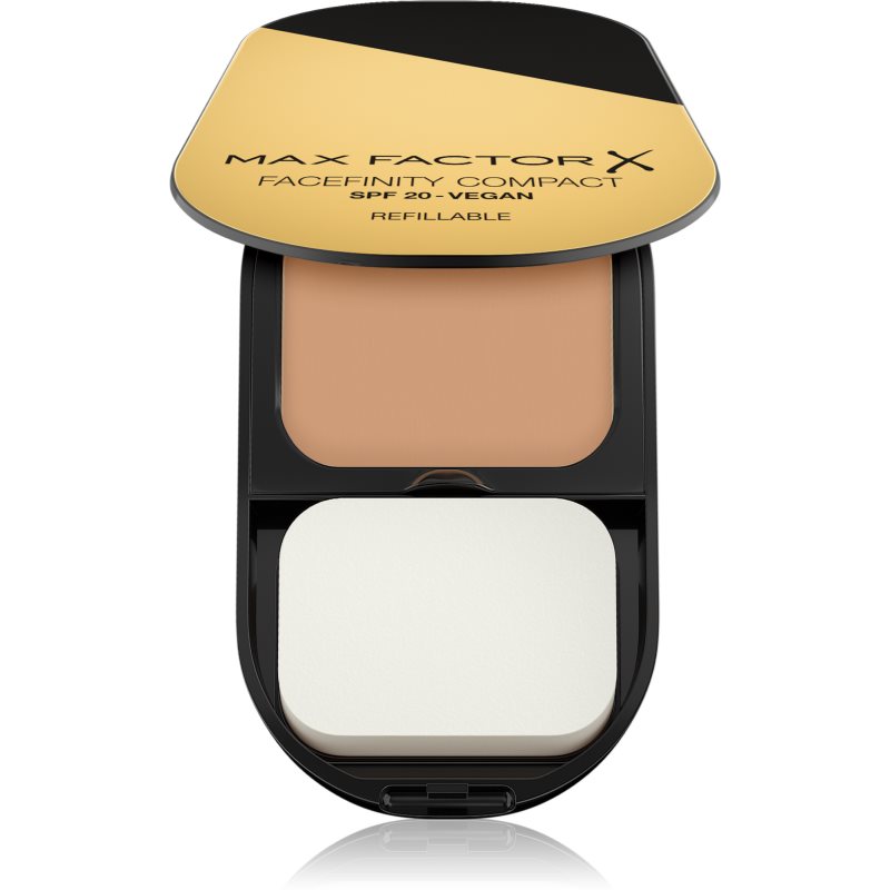 Max Factor Facefinity Refillable компактен матиращ фон дьо тен SPF 20 цвят 001 Porcelain 10 гр. на ниска цена
