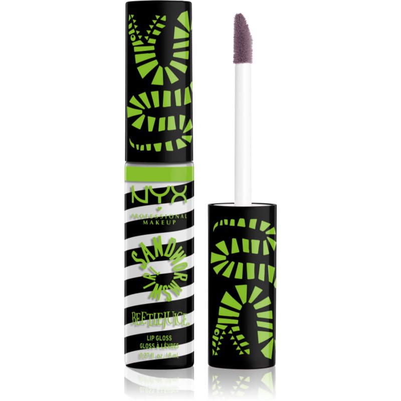 NYX Professional Makeup Beetlejuice Sandworm Swirl блестящ гланц за устни цвят 04 Neutrals 8 мл. на ниска цена