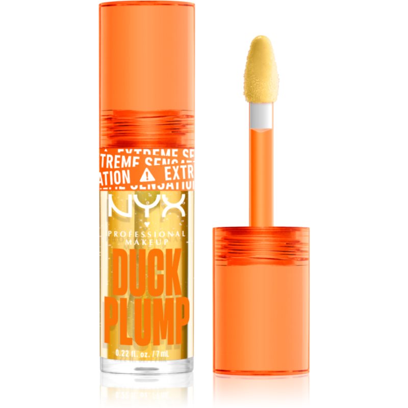 NYX Professional Makeup Duck Plump блясък за устни с увеличаващ ефект цвят 01 Clearly Spicy 7 мл.