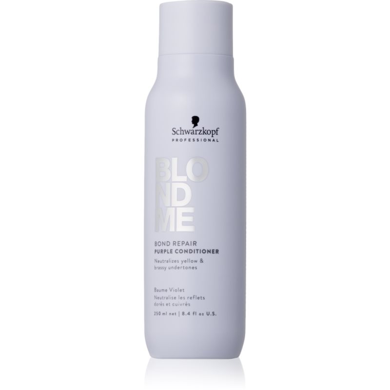 Schwarzkopf Professional Blondme Bond Repair Purple Conditioner лилав балсам за руса коса 250 мл.