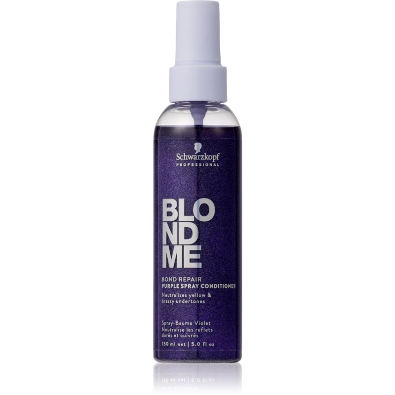 Schwarzkopf Professional Blondme Bond Repair Purple Spray Conditioner лилав балсам в спрей 150 мл.